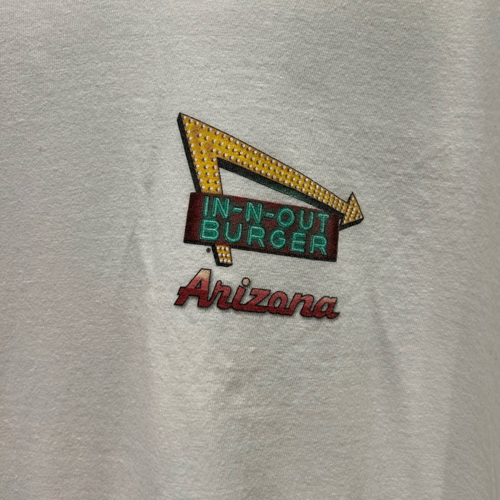 In-N-Out White Arizona T-Shirt Size XL - Picture 2 of 4